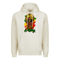 Oatmeal Heather i am black history Premium Hoodie - NancyCooperArtShop