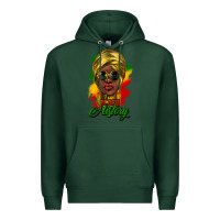 Sports Green i am black history Premium Hoodie - NancyCooperArtShop
