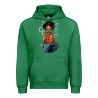 Emerald Afro black boy Urban Hoodie - HowdyJamesFarm