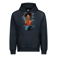 Navy Afro black boy Urban Hoodie - HowdyJamesFarm