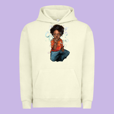 Afro Black Boy Urban Hoodie Designed By Howdyjamesfarm