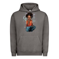 Pigment Tornado Afro black boy Urban Hoodie - HowdyJamesFarm
