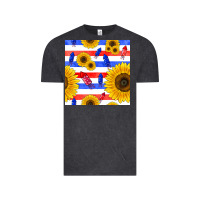Vintage Black patriotic sunflowers Vintage Tee - BundleAndBundleShop