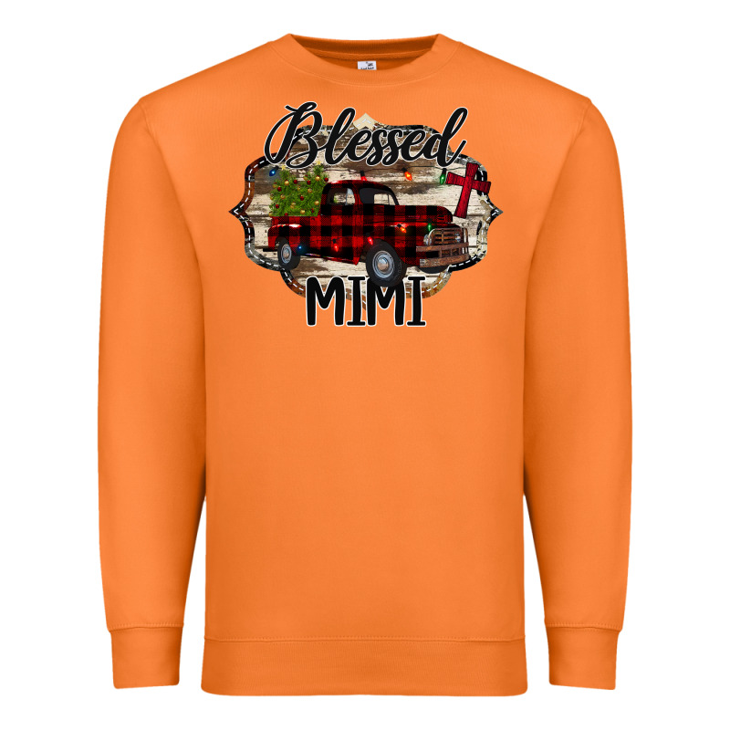 Blessed Mimi Christmas Truck Premium Sweatshirt by Bettercallsaul | Teevron