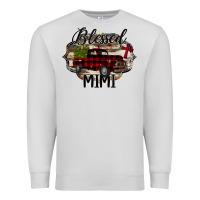 Dove Grey Blessed Mimi Christmas Truck Premium Sweatshirt - Bettercallsaul