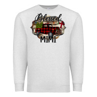 Oatmeal Heather Blessed Mimi Christmas Truck Premium Sweatshirt - Bettercallsaul