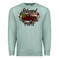 Seafoam Blessed Mimi Christmas Truck Premium Sweatshirt - Bettercallsaul