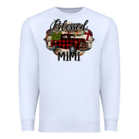 White Blessed Mimi Christmas Truck Premium Sweatshirt - Bettercallsaul