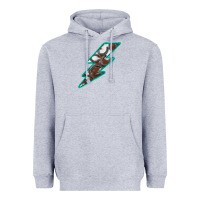Heather Grey Horseshoe Lightning Heavyweight Hoodie - Bettercallsaul