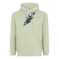 Matcha Horseshoe Lightning Heavyweight Hoodie - Bettercallsaul