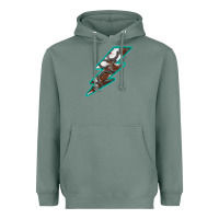 Sage Horseshoe Lightning Heavyweight Hoodie - Bettercallsaul