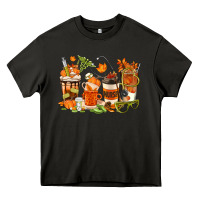 Asphalt fall nurse coffee cups Heavy Core Tee - texasbilliewilder