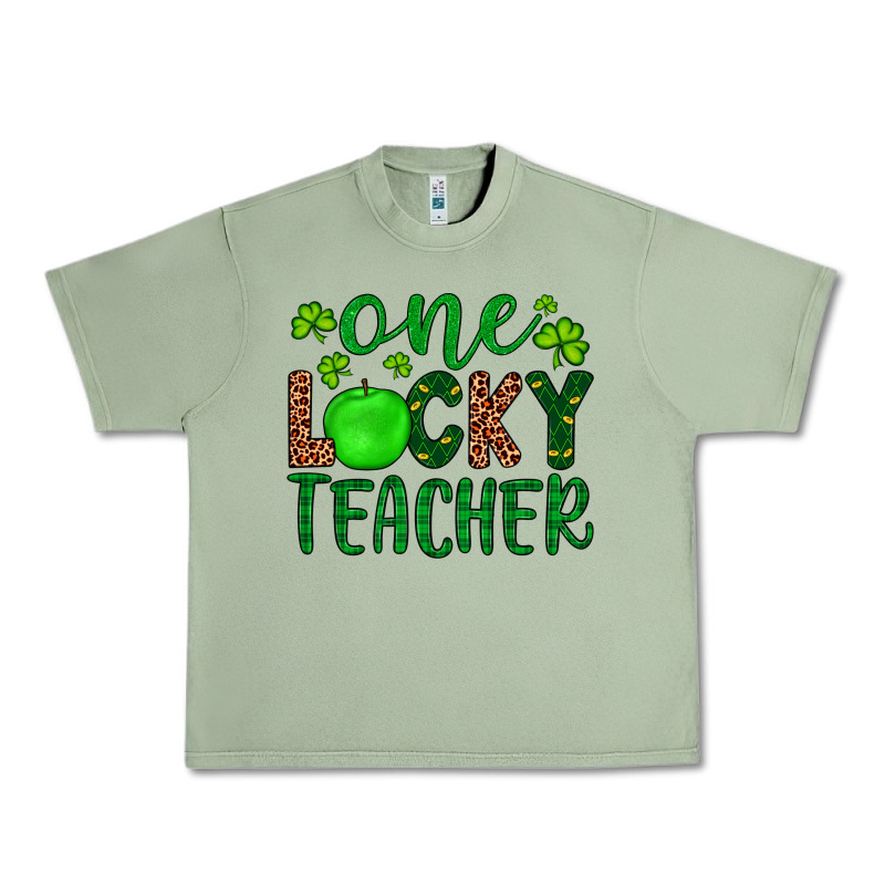 One Lucky Teacher Urban Heavy Tee by Artiststas | Teevron