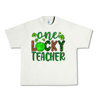 Pistachio one lucky teacher Urban Heavy Tee - Artiststas