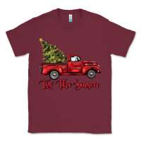 Burgundy tis the season Classic Tee - BarkalooDesign