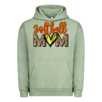 Pigment Oil Green Softball mom mother's day Urban Hoodie - HowdyJamesFarm