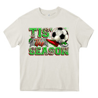Cream tis' the season soccer Heavy Core Tee - Zillion Design Studio