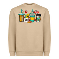Mushroom school bus driver coffee cups Heavyweight Sweatshirt - Jasminsmagicworld