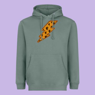 Sunflower Lightning Heavyweight Hoodie Designed By Bettercallsaul