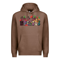 Chestnut Dia De Los Muertos Premium Hoodie - texasbilliewilder