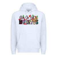 White Dia De Los Muertos Premium Hoodie - texasbilliewilder