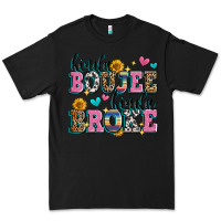 Black kinda boujee kinda broke Premium Tee - Zillion Design Studio