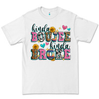 White kinda boujee kinda broke Premium Tee - Zillion Design Studio