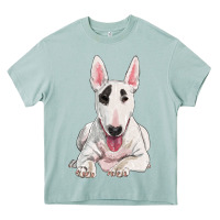 Arona bull terrier Heavy Core Tee - RanaPortraitStore