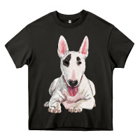 Asphalt bull terrier Heavy Core Tee - RanaPortraitStore