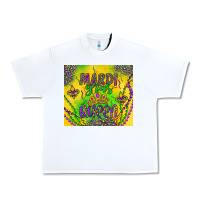 White mardi gras queen Urban Heavy Tee - Artiststas