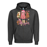 Charcoal Heather pantasmas christmas mexican conchas ghosts Zipper Hoodie - MaliasSmallBusiness