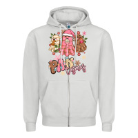 Dove Grey pantasmas christmas mexican conchas ghosts Zipper Hoodie - MaliasSmallBusiness