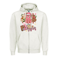 Oatmeal Heather pantasmas christmas mexican conchas ghosts Zipper Hoodie - MaliasSmallBusiness