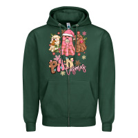 Sports Green pantasmas christmas mexican conchas ghosts Zipper Hoodie - MaliasSmallBusiness