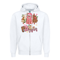 White pantasmas christmas mexican conchas ghosts Zipper Hoodie - MaliasSmallBusiness