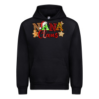 Black Nana Claus Christmas Lights And Gifts mother's day Urban Hoodie - HowdyJamesFarm