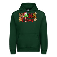 Forest Green Nana Claus Christmas Lights And Gifts mother's day Urban Hoodie - HowdyJamesFarm