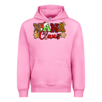 Fuchsia Pink Nana Claus Christmas Lights And Gifts mother's day Urban Hoodie - HowdyJamesFarm