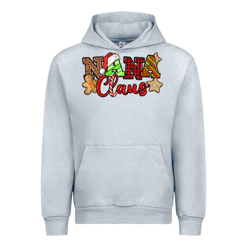 Nana Claus Christmas Lights And Gifts Mother's Day Urban Hoodie by HowdyJamesFarm | Teevron