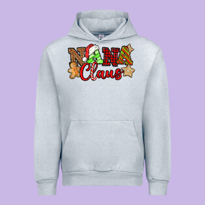 Nana Claus Christmas Lights And Gifts Mother's Day Urban Hoodie Designed By Howdyjamesfarm