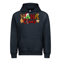 Navy Nana Claus Christmas Lights And Gifts mother's day Urban Hoodie - HowdyJamesFarm