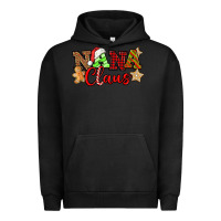 Pigment Black Nana Claus Christmas Lights And Gifts mother's day Urban Hoodie - HowdyJamesFarm