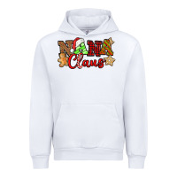 White Nana Claus Christmas Lights And Gifts mother's day Urban Hoodie - HowdyJamesFarm