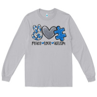 Moon Dust peace love autism Long Sleeve Tee - MaliasSmallBusiness