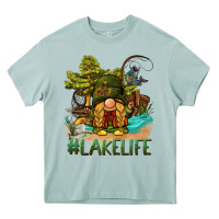 Arona lake life gnome Heavy Core Tee - BarkalooDesign