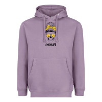 Lavender Yellow Flower Mom Skull Heavyweight Hoodie - Bettercallsaul
