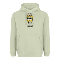 Matcha Yellow Flower Mom Skull Heavyweight Hoodie - Bettercallsaul