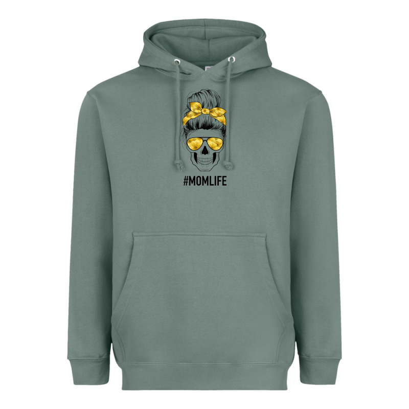 Yellow Flower Mom Skull Heavyweight Hoodie by Bettercallsaul | Teevron