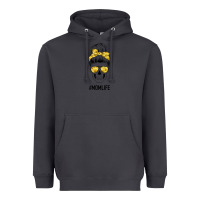 Smoke Yellow Flower Mom Skull Heavyweight Hoodie - Bettercallsaul