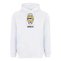 White Yellow Flower Mom Skull Heavyweight Hoodie - Bettercallsaul